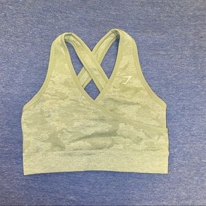 Camo seamless sports bra gymshark